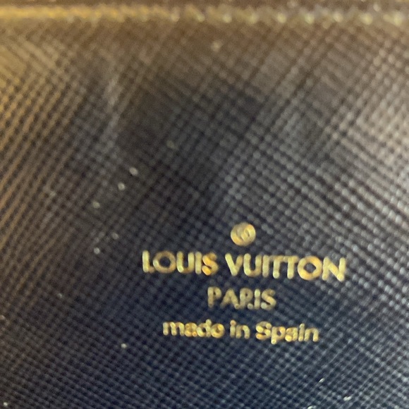 Louis Vuitton Vintage Black Denim Minilin Wallet - Picture 7 of 13